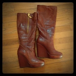 Platform Wedge Boots